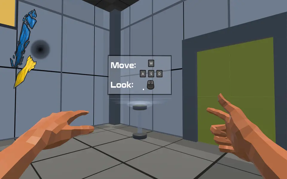Controller support being shown in active world space UI.